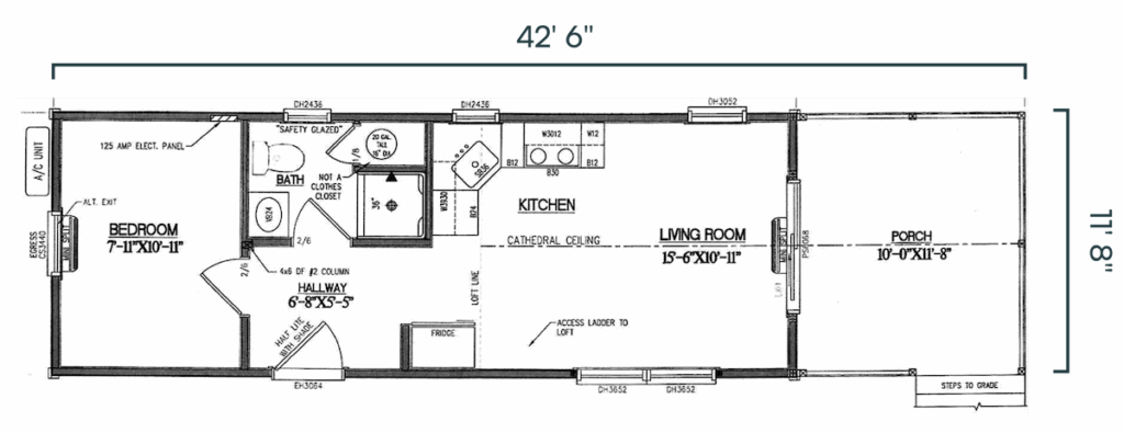 Pine Cone Floor plan