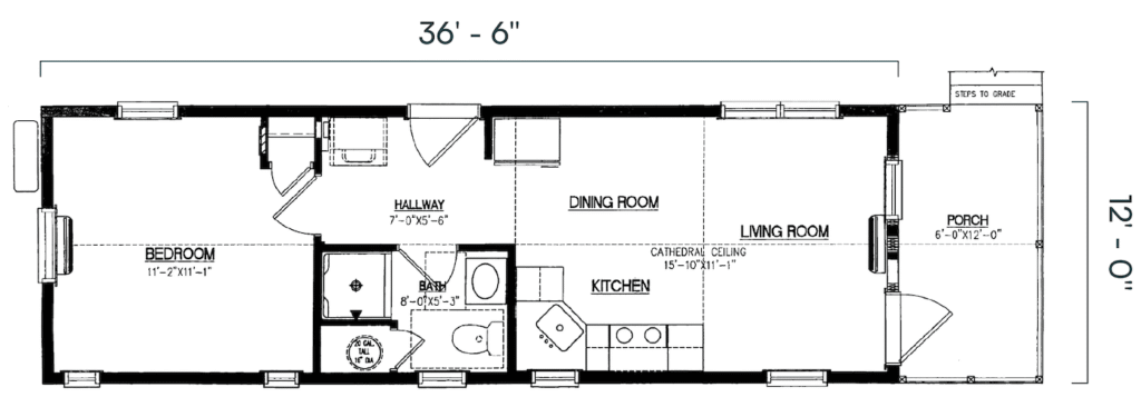 Redwood Lodge Style 2 Floor Plan