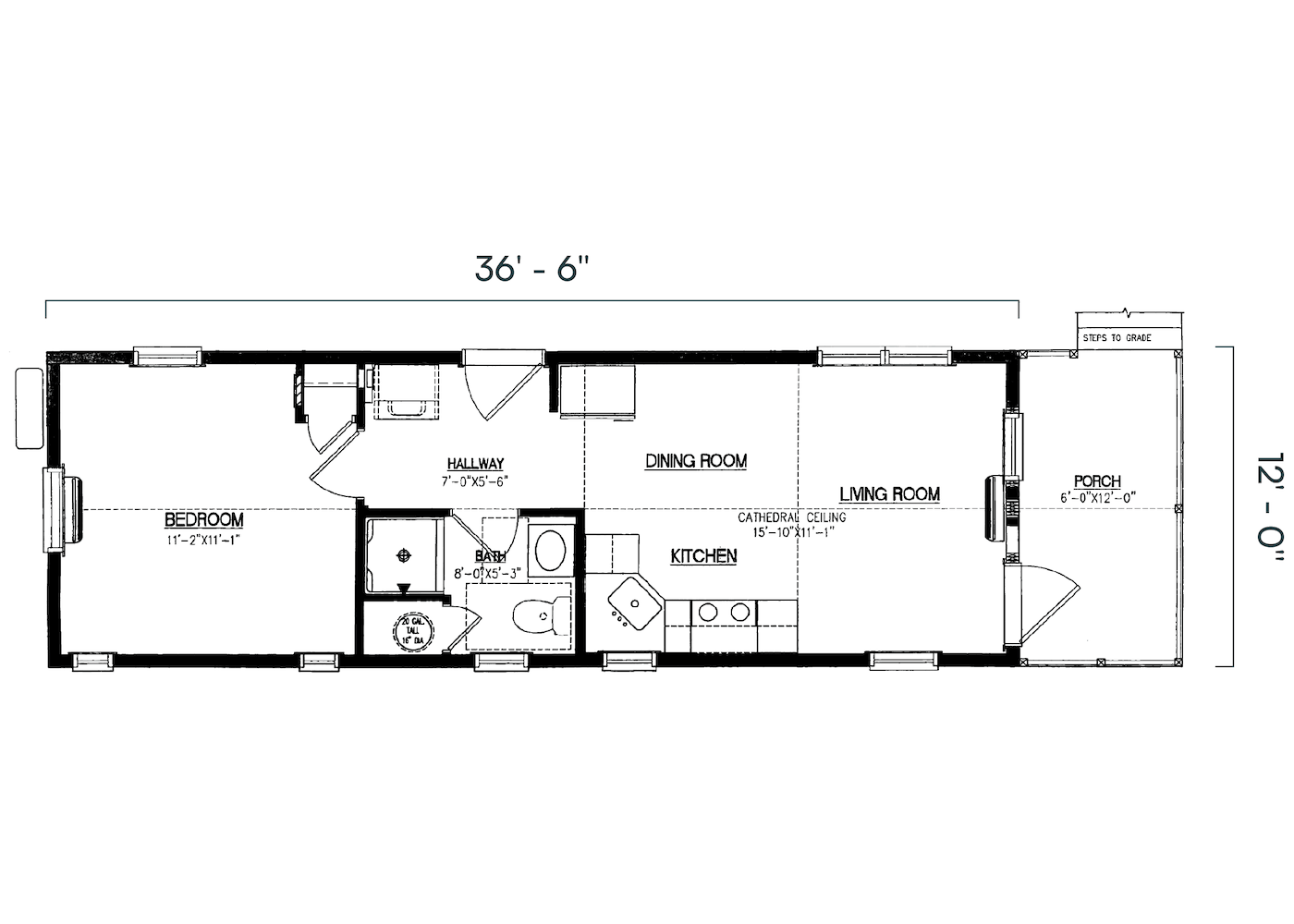 Redwood Lodge 2 floorplan layout