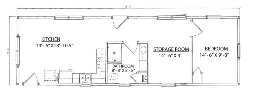 Redwood Lodge Floorplan by Dwellity