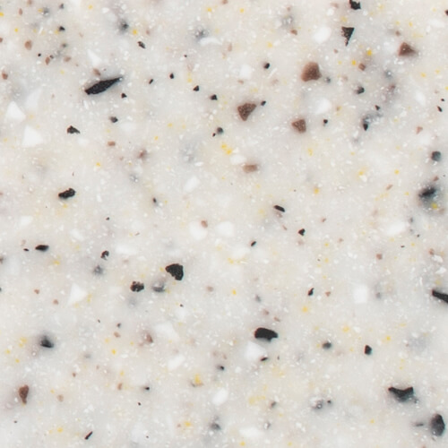 White granite counter top