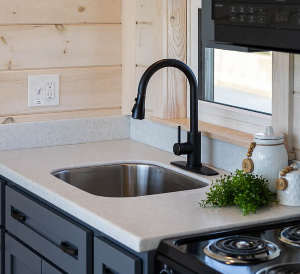 single sink in a saratoga cabin by dwellity 2