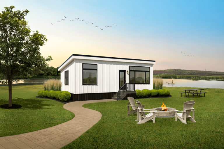 Saratoga Cabin with Walkway and Fire Pit