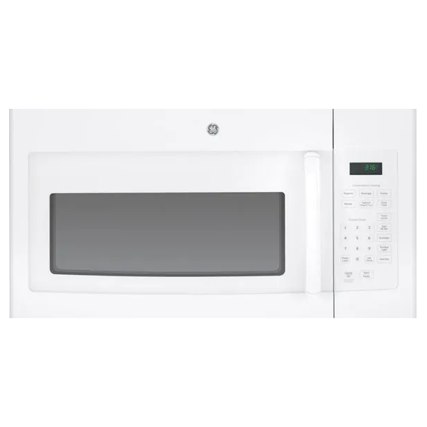 30" white Microwave with Hood Fan