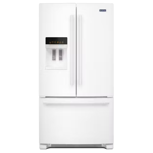 36" white Fridge 25.6 cu ft
