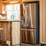 36" Stainless French door refrigerator with ice maker on door