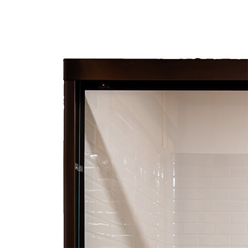 shower door black frame