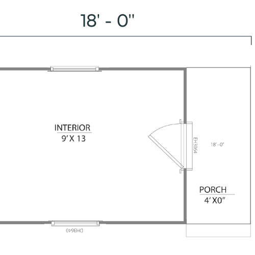 Glacier Cave Style 1 floorplan layout