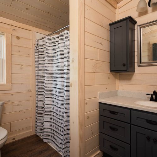 bathroom in a Saratoga by Dwellity