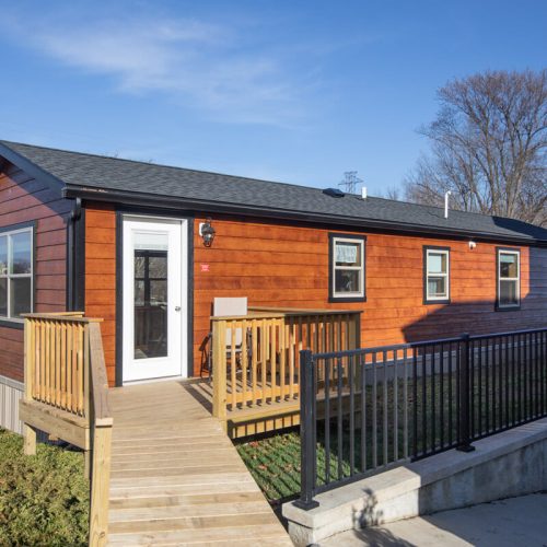 outside view of the Redwood Lodge by Dwellity